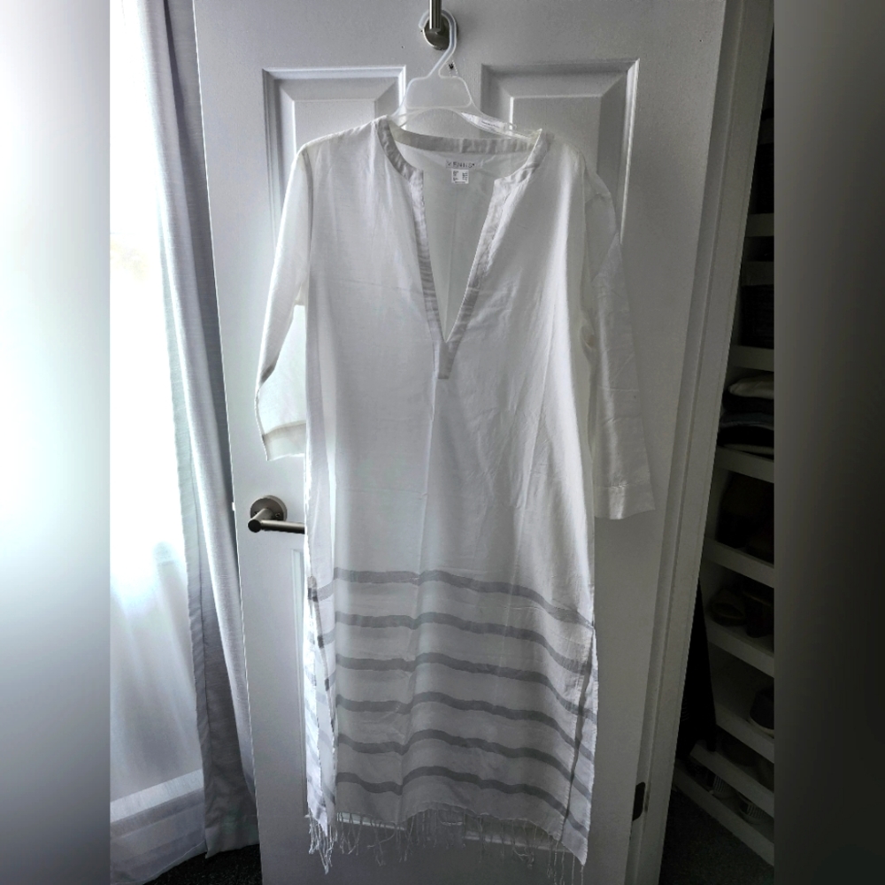 Women's White Cover-up